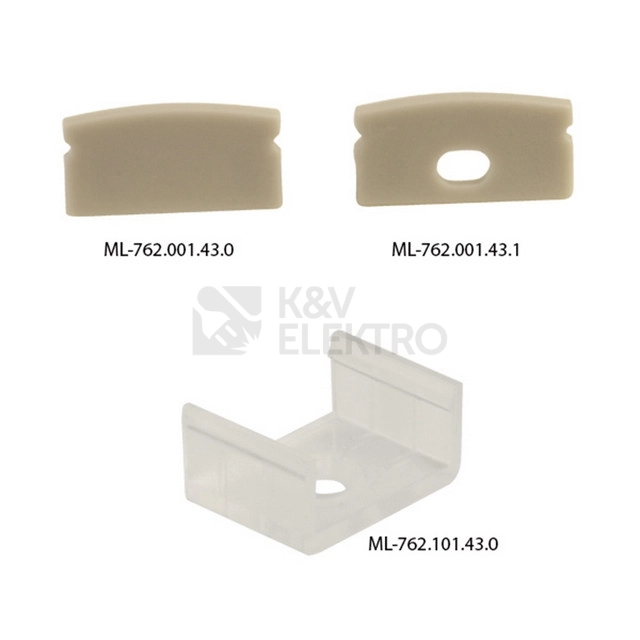 Obrázek produktu Přisazený hliníkový profil McLED PQ 17x8mm s mléčným difuzorem 2m ML-761.001.43.2 4