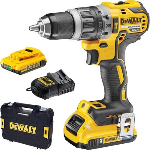 Levně Aku vrtačka DeWALT DCD796D2 18V s příklepem 2x aku Li-Ion 2,0Ah