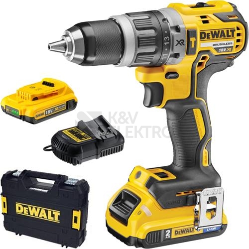 Aku vrtačka DeWALT DCD796D2 18V s příklepem 2x aku Li-Ion 2,0Ah