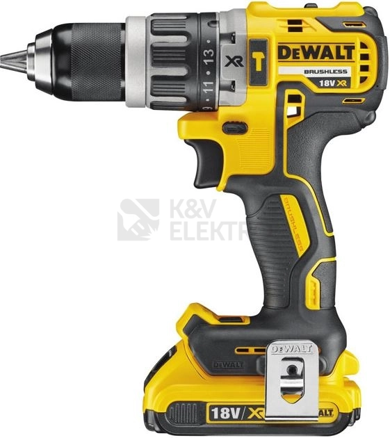Obrázek produktu Aku vrtačka DeWALT DCD796D2 18V s příklepem 2x aku Li-Ion 2,0Ah + 32dílná sada bitů zdarma 1