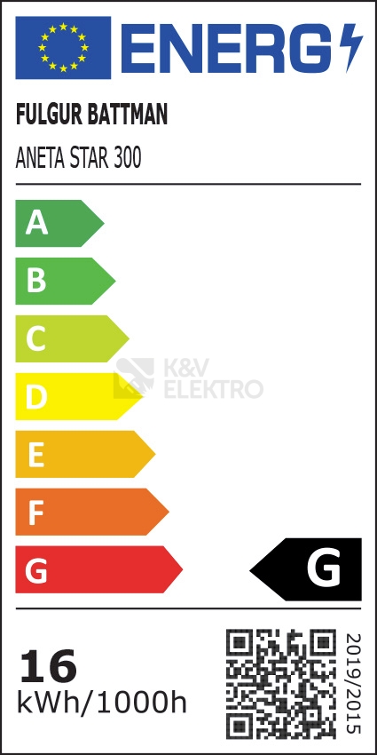 Obrázek produktu Svítidlo Fulgur ANETA STAR 300 LED 16W/4000K neutrální bílá 2