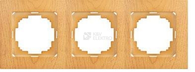 Obrázek produktu  SEZ ELITE trojrámeček světlé dřevo E3/D1 0