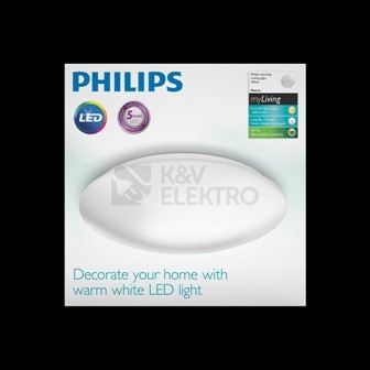 Obrázek produktu LED nástěnné a stropní svítidlo Philips Mauve teplá bílá 33365/31/P0 5