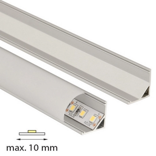 Rohový hliníkový profil McLED RS 16x16mm s mléčným difuzorem 1m ML-761.041.02.1 (obrázek 7)