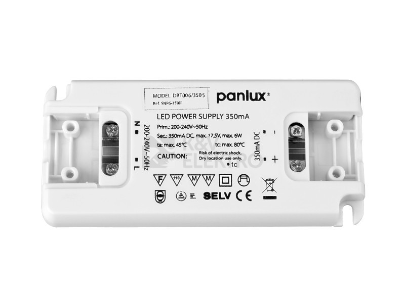 Obrázek produktu LED driver Panlux DRT006/350mA 6W 1
