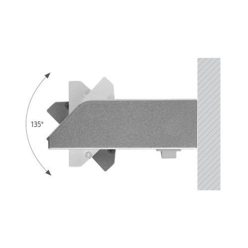 LED svítidlo VERSA výklopné s vypínačem 5W stříbrná teplá bílá 3000K Panlux PN11100007