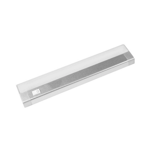 Zářivkové svítidlo AIGLOS LED s vypínačem podlinka 5W stříbrná studená bílá PN11200013