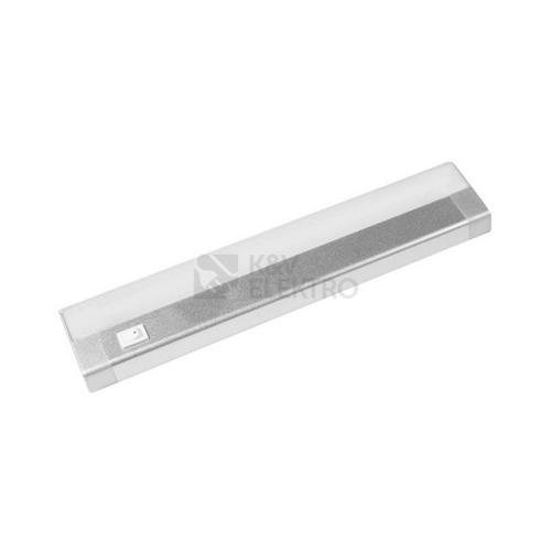 Zářivkové svítidlo AIGLOS LED s vypínačem podlinka 5W stříbrná studená bílá PN11200013