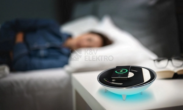 Obrázek produktu Bezdrátová nabíječka PANLUX CHARGER RGBW s LED přisvícením PN15100001 3