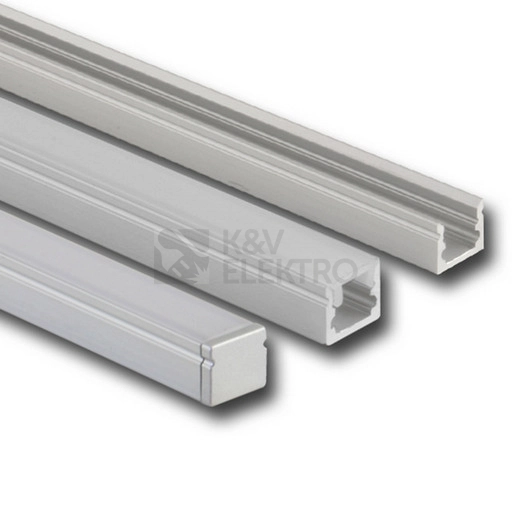 Obrázek produktu Přisazený hliníkový profil McLED PT 10x8mm s matným difuzorem 2m ML-761.002.07.2 0
