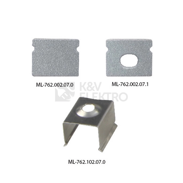 Obrázek produktu Přisazený hliníkový profil McLED PT 10x8mm s matným difuzorem 2m ML-761.002.07.2 3