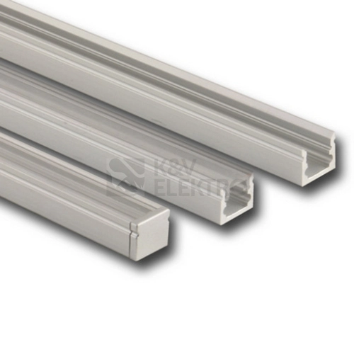 Přisazený hliníkový profil McLED PT 10x8mm s čirým difuzorem 2m ML-761.003.07.2
