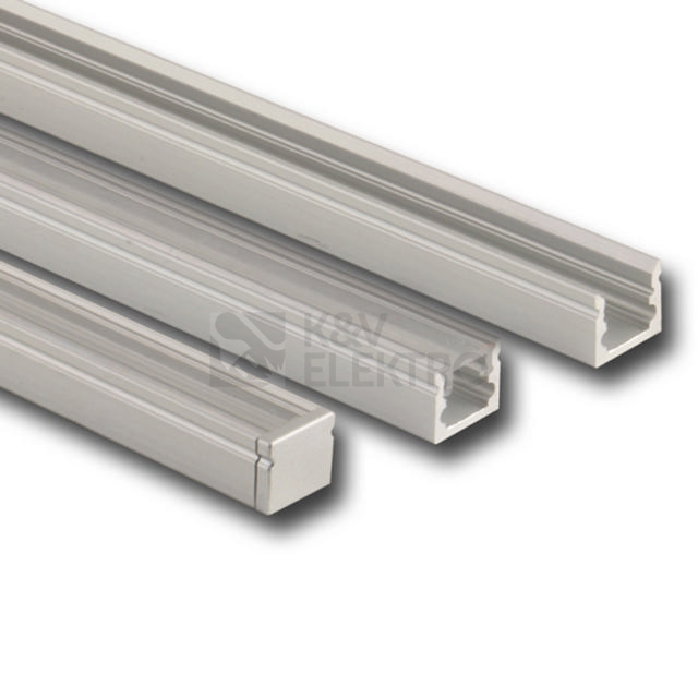 Obrázek produktu Přisazený hliníkový profil McLED PT 10x8mm s čirým difuzorem 2m ML-761.003.07.2 5