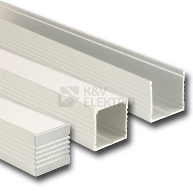 Obrázek produktu Přisazený hliníkový profil McLED PO 35x35mm s mléčným difuzorem 1m ML-761.004.02.1 0