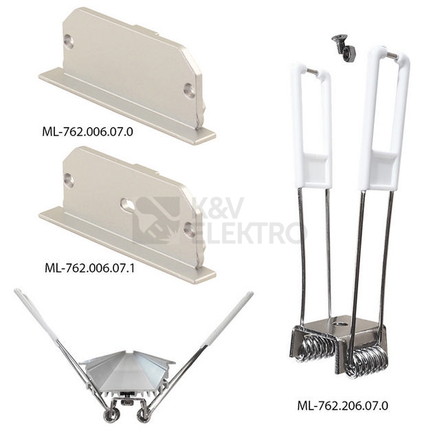 Obrázek produktu Vestavný hliníkový profil McLED AH 58x20mm s mléčným difuzorem 2m ML-761.006.07.2 2