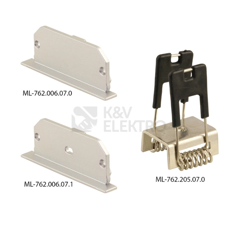 Obrázek produktu Vestavný hliníkový profil McLED AH 58x20mm s mléčným difuzorem 2m ML-761.006.07.2 2