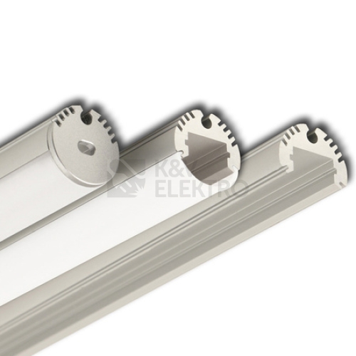 Závěsný hliníkový profil McLED ZX 21mm s mléčným difuzorem 2m ML-761.007.07.2