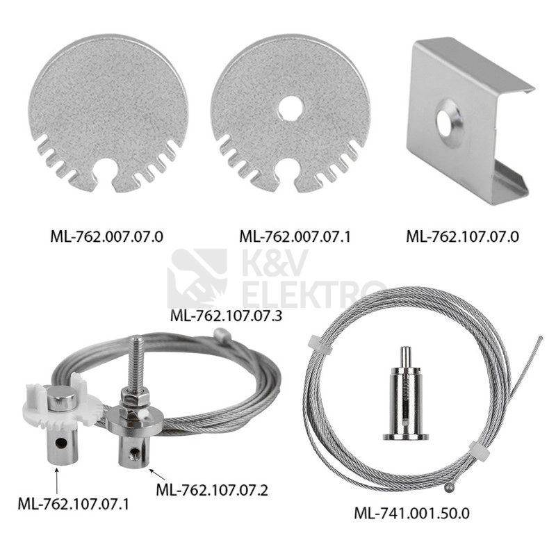 Obrázek produktu Závěsný hliníkový profil McLED ZX 21mm s mléčným difuzorem 2m ML-761.007.07.2 3