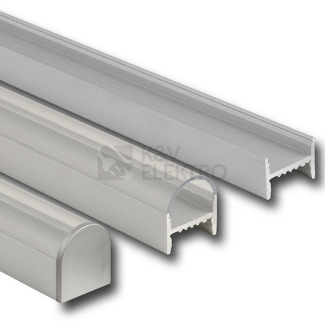 Obrázek produktu Přisazený hliníkový profil McLED PD se skrytými sponami s čirým difuzorem 2m ML-761.008.02.2 7