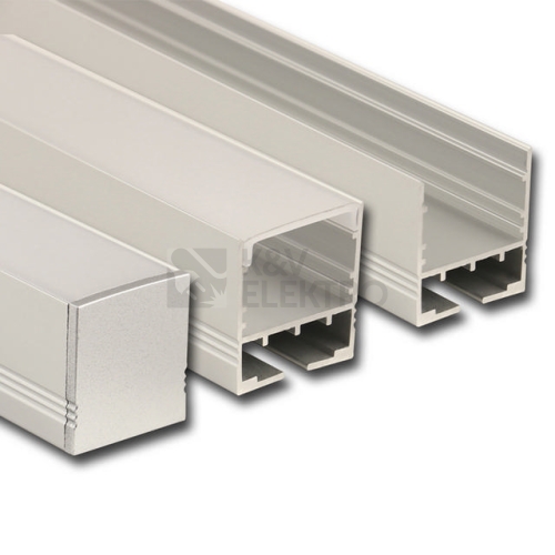 Závěsný hliníkový profil McLED ZN 23x25mm s matným difuzorem 2m ML-761.009.07.2