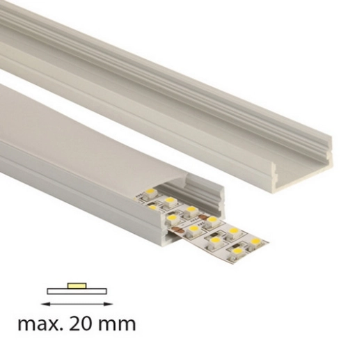 Přisazený hliníkový profil McLED PF 24x10mm s matným difuzorem 2m ML-761.009.43.2 (obrázek 4)