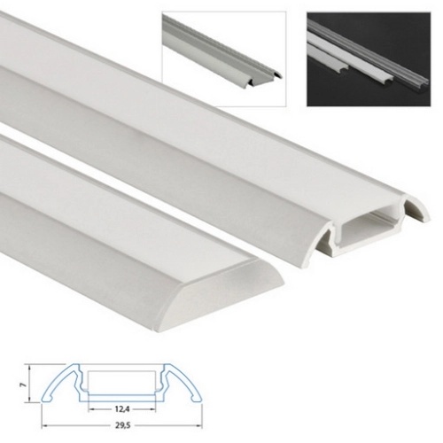 Přisazený hliníkový profil McLED PX 30x7mm s mléčným difuzorem 2m ML-761.015.02.2 (obrázek 6)