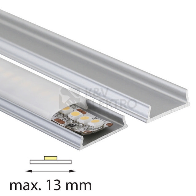 Obrázek produktu Speciální hliníkový profil McLED SF ohebný s mléčným difuzorem 2m ML-761.015.07.2 1