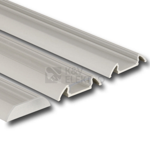 Přisazený hliníkový profil McLED PX 30x7mm s čirým difuzorem 2m ML-761.017.02.2