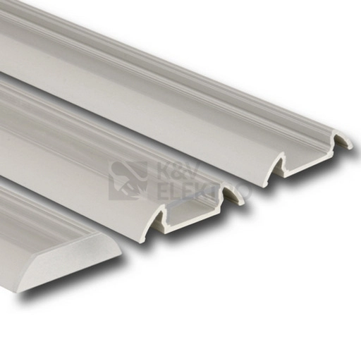 Obrázek produktu Přisazený hliníkový profil McLED PX 30x7mm s čirým difuzorem 2m ML-761.017.02.2 0