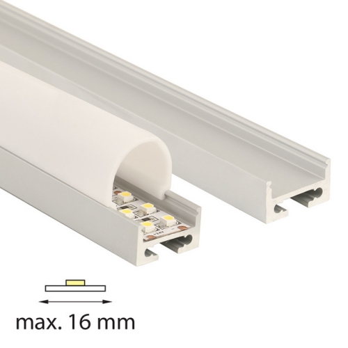 Závěsný hliníkový profil McLED ZQ 20x27mm s mléčným difuzorem 2m ML-761.017.43.2