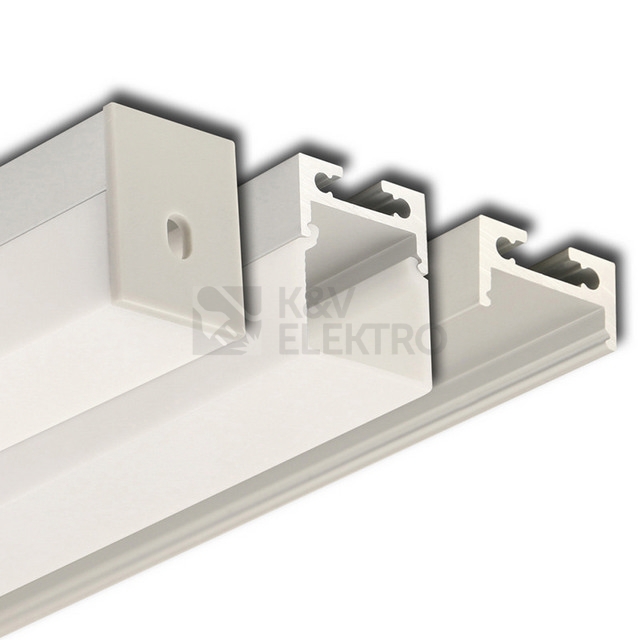 Obrázek produktu Závěsný hliníkový profil McLED ZR 20x27mm s mléčným difuzorem 1m ML-761.018.43.1 0
