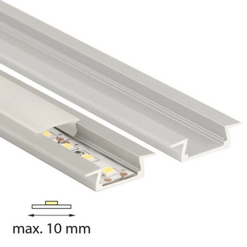Vestavný hliníkový profil McLED VR 22x7mm s mléčným difuzorem 2m ML-761.024.02.2 (obrázek 3)
