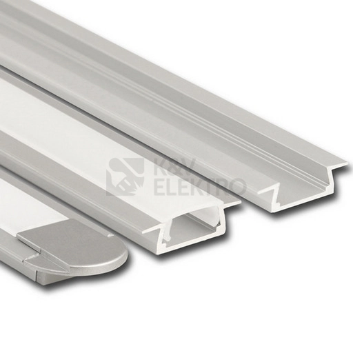 Obrázek produktu Vestavný hliníkový profil McLED VR 22x7mm s mléčným difuzorem 2m ML-761.024.02.2 0