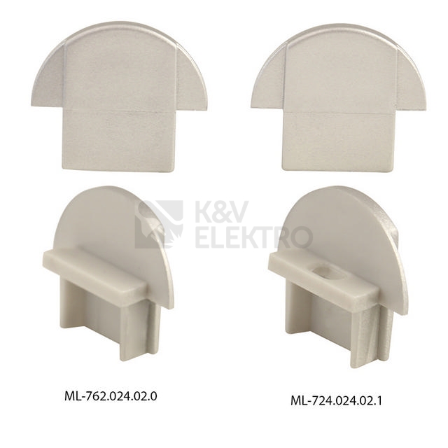 Obrázek produktu  Vestavný hliníkový profil McLED VR 22x7mm s mléčným difuzorem 2m ML-761.024.02.2 4