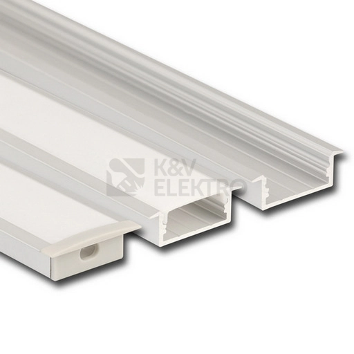 Obrázek produktu Vestavný hliníkový profil McLED VD 30x10mm s mléčným difuzorem 2m ML-761.026.43.2 0