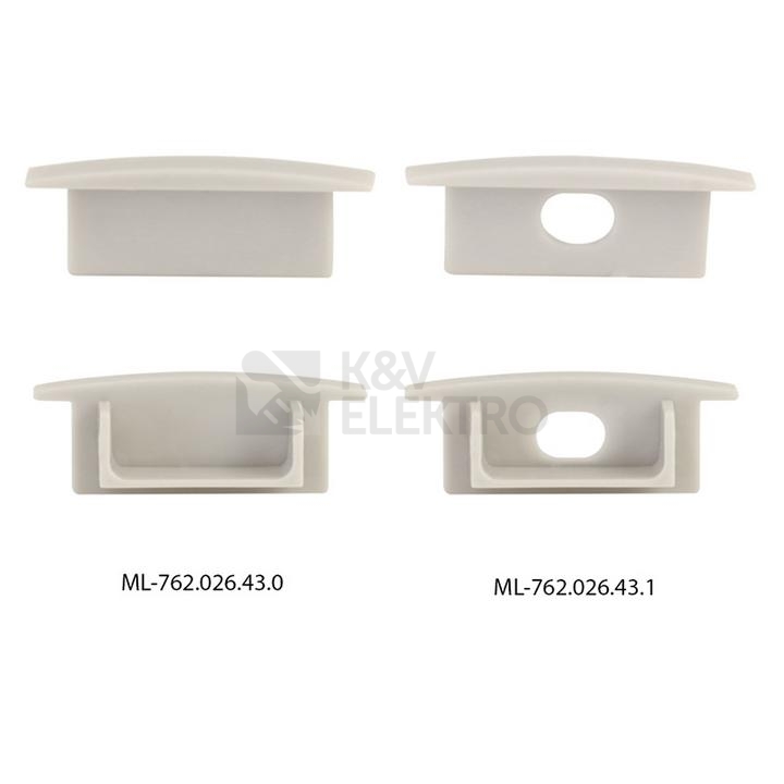 Obrázek produktu Vestavný hliníkový profil McLED VD 30x10mm s mléčným difuzorem 2m ML-761.026.43.2 8