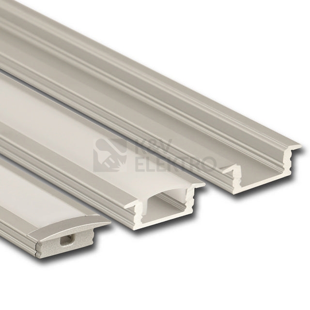 Obrázek produktu Vestavný hliníkový profil McLED VS 24x8mm s matným difuzorem 1m ML-761.028.02.1 0