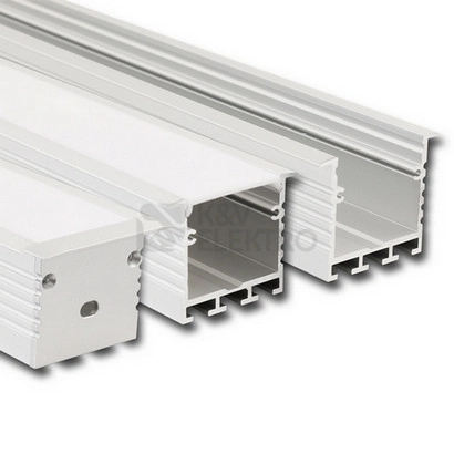 Obrázek produktu Vestavný hliníkový profil McLED VX 44x35mm s mléčným difuzorem 2m ML-761.030.02.2 0