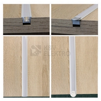 Obrázek produktu Vestavný hliníkový profil McLED VL 22x13mm s čirým difuzorem 2m ML-761.034.02.2 4
