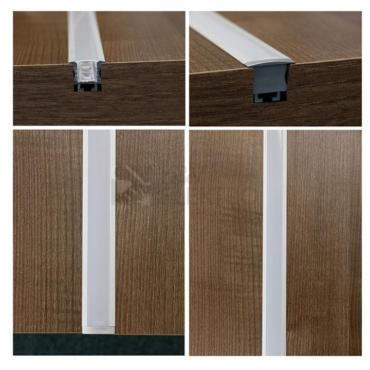 Obrázek produktu Vestavný hliníkový profil McLED AC 24x20mm s matným difuzorem 2m ML-761.036.02.2 7