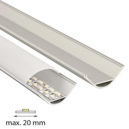Rohový hliníkový profil McLED RL 30x30mm s matným difuzorem 1m ML-761.045.02.1 (obrázek 3)
