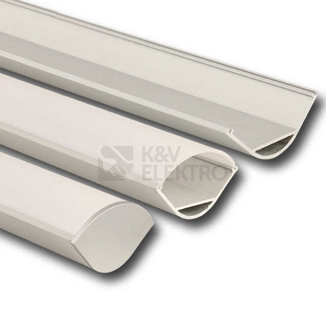 Obrázek produktu Rohový hliníkový profil McLED RL 30x30mm s matným difuzorem 1m ML-761.045.02.1 1
