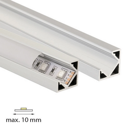 Rohový hliníkový profil McLED RT 19x19mm s matným difuzorem 2m ML-761.055.02.2 (obrázek 7)