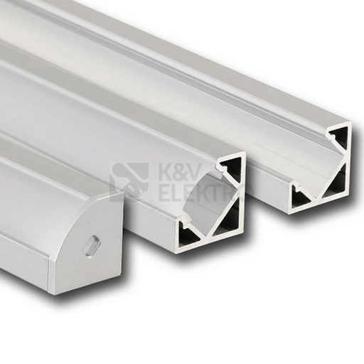 Obrázek produktu Rohový hliníkový profil McLED RT 19x19mm s matným difuzorem 2m ML-761.055.02.2 0
