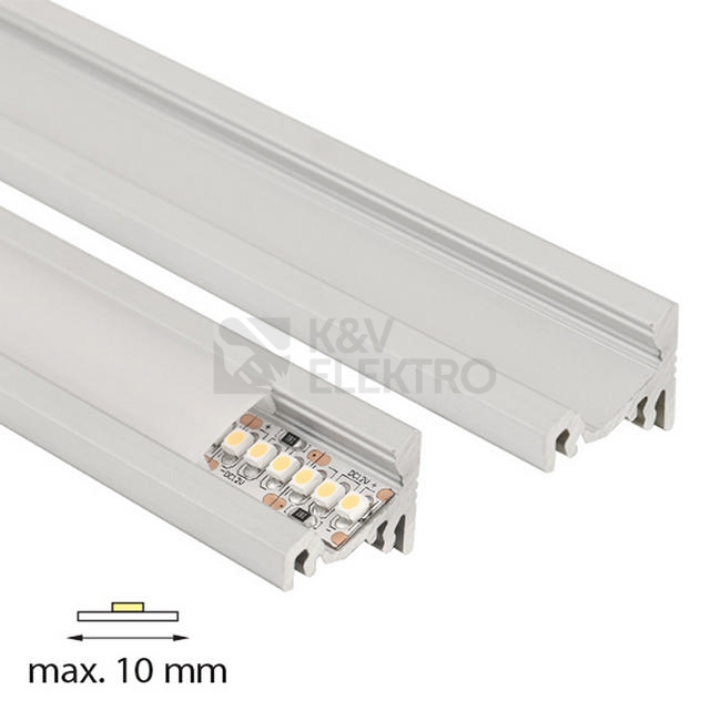 Obrázek produktu Rohový hliníkový profil McLED RQ 20x16mm s matným difuzorem 1m ML-761.093.02.1 3