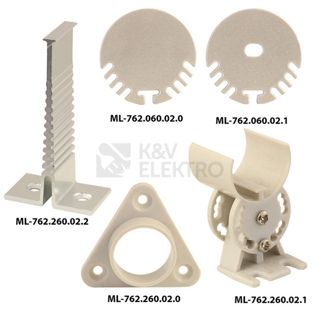 Obrázek produktu Kruhový hliníkový profil McLED ZP průměr 23mm s mléčným difuzorem 2m ML-761.060.02.2 3