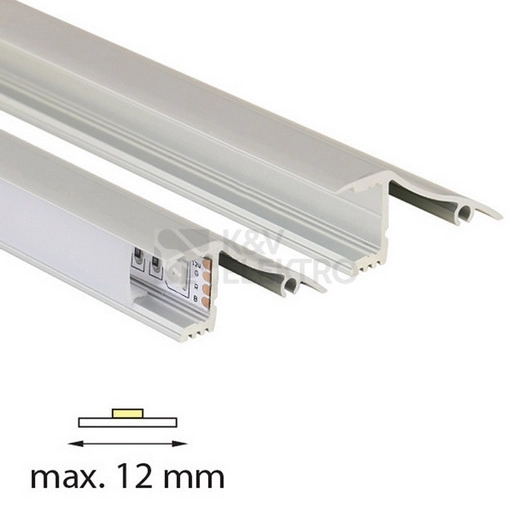 Obrázek produktu Nástěnný hliníkový profil McLED NT 18x41mm s matným difuzorem 1m ML-761.063.02.1 3