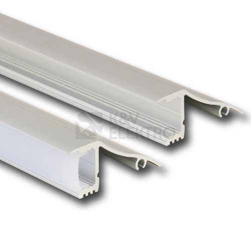 Nástěnný hliníkový profil McLED NT 18x41mm s matným difuzorem 2m ML-761.063.02.2