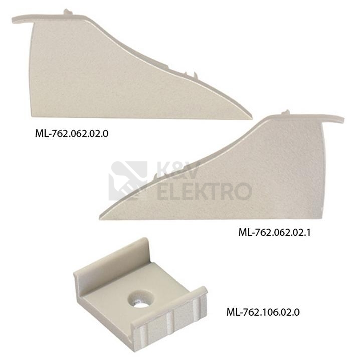 Obrázek produktu Nástěnný hliníkový profil McLED NT 18x41mm s matným difuzorem 2m ML-761.063.02.2 8