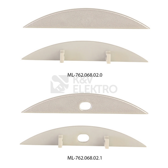 Obrázek produktu Nášlapný hliníkový profil McLED BH 52x8mm s čirým difuzorem 2m ML-761.070.02.2 2